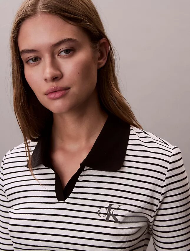 Camiseta polo de rayas Monólogo Camiseta polo de rayas Monólogo