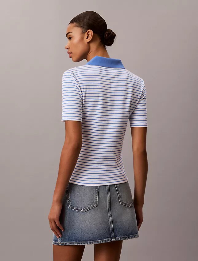 Camiseta polo de rayas Monólogo Camiseta polo de rayas Monólogo
