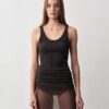 Camiseta sin mangas con canalé Ella Camiseta sin mangas con canalé Ella