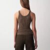 Camiseta sin mangas con canalé Ella Camiseta sin mangas con canalé Ella