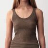 Camiseta sin mangas con canalé Ella Camiseta sin mangas con canalé Ella