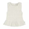 Camiseta sin mangas con fruncidos para niñas Camiseta sin mangas con fruncidos para niñas