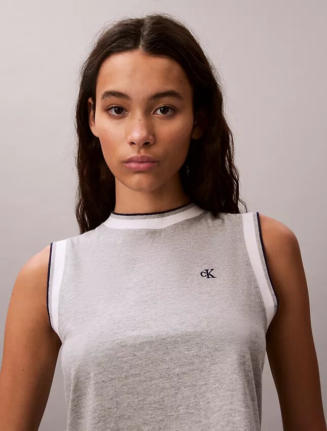 Camiseta sin mangas corta con Monogram Camiseta sin mangas corta con Monogram