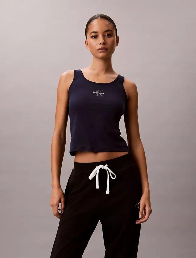 Camiseta sin mangas de algodón elástico Cotton Stretch Camiseta sin mangas de algodón elástico Cotton Stretch
