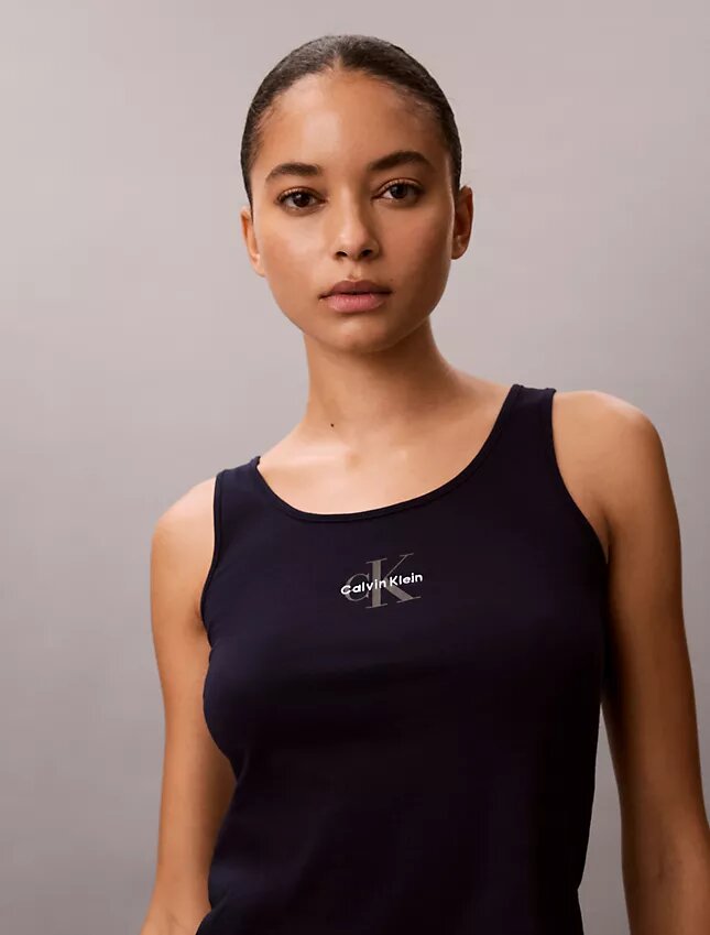 Camiseta sin mangas de algodón elástico Cotton Stretch Camiseta sin mangas de algodón elástico Cotton Stretch