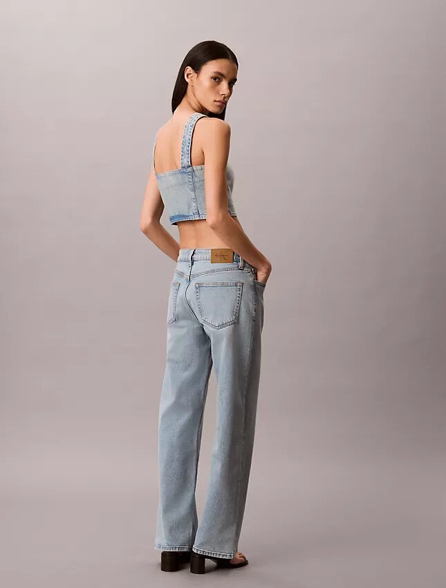 Camiseta sin mangas de Denim estilo camionero Camiseta sin mangas de Denim estilo camionero