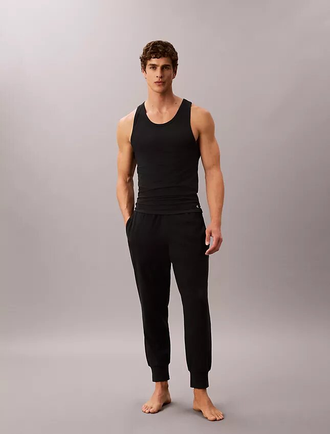 Camiseta sin mangas de mezcla de Cotton Stretch, paquete de 3 Camiseta sin mangas de mezcla de Cotton Stretch, paquete de 3