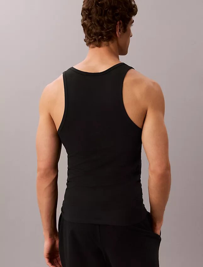 Camiseta sin mangas de mezcla de Cotton Stretch, paquete de 3 Camiseta sin mangas de mezcla de Cotton Stretch, paquete de 3