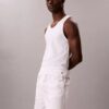 Camiseta sin mangas de mezcla de Cotton Stretch, paquete de 3 Camiseta sin mangas de mezcla de Cotton Stretch, paquete de 3