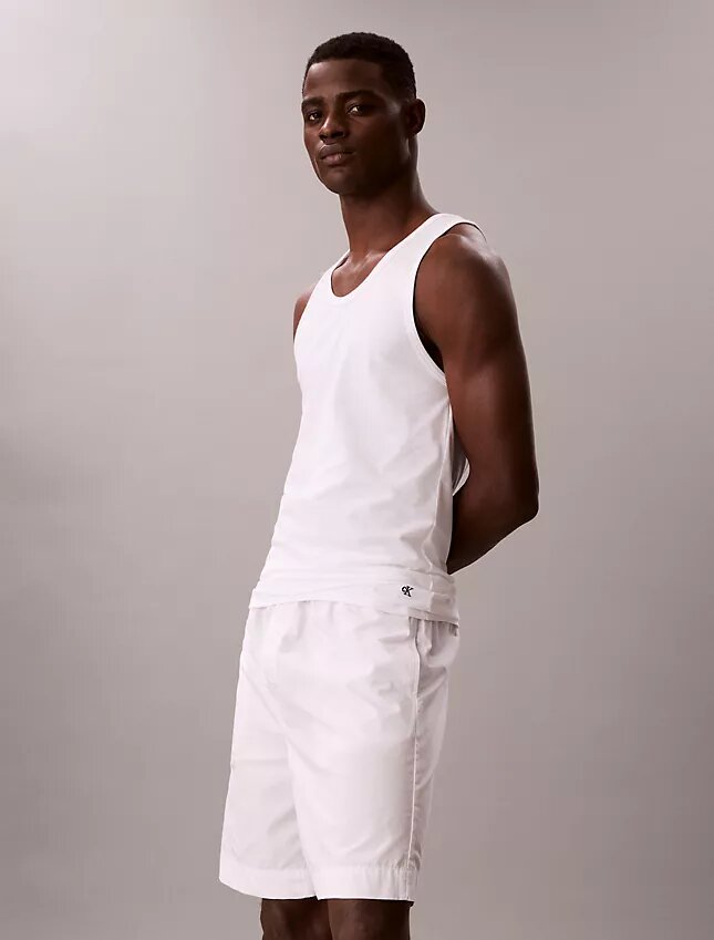Camiseta sin mangas de mezcla de Cotton Stretch, paquete de 3 Camiseta sin mangas de mezcla de Cotton Stretch, paquete de 3