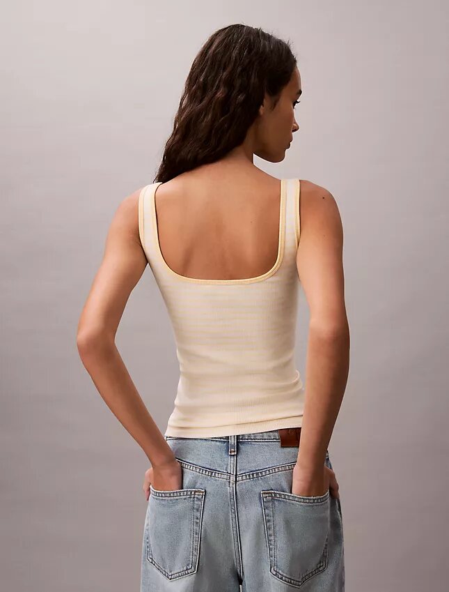 Camiseta sin mangas de rayas Monólogo Camiseta sin mangas de rayas Monólogo