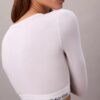 Camiseta sin tirantes de manga larga con forro ligero de algodón Modal Bralette Icon