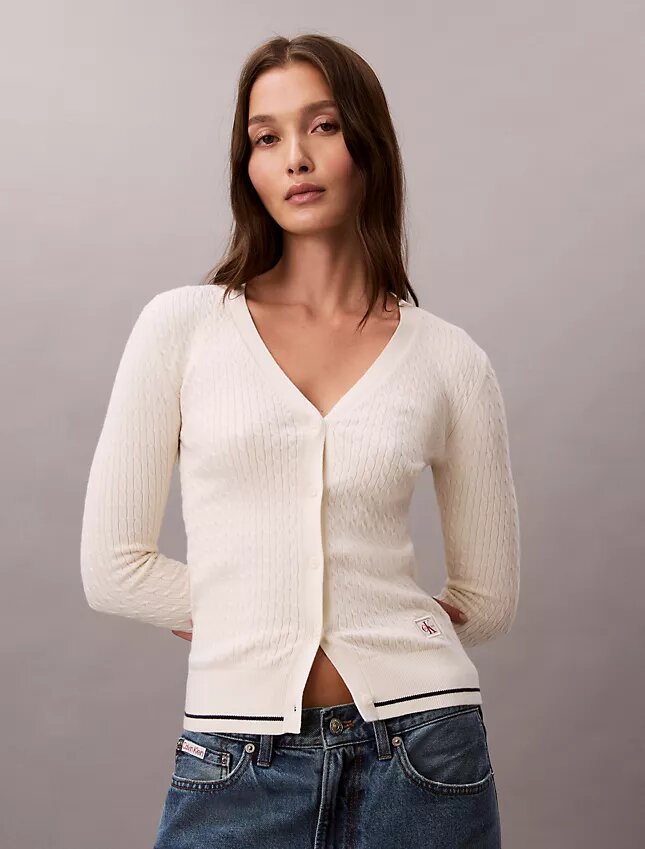 Cardigan de punto trenzado Monologo Cardigan de punto trenzado Monologo