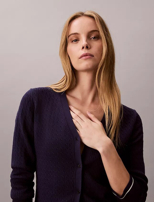 Cardigan de punto trenzado Monologo Cardigan de punto trenzado Monologo