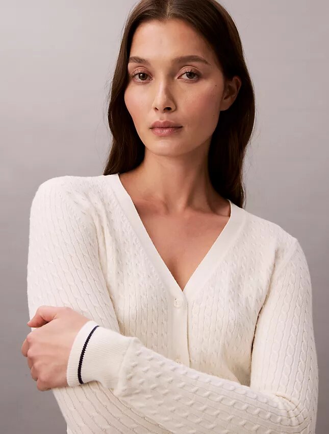 Cardigan de punto trenzado Monologo Cardigan de punto trenzado Monologo