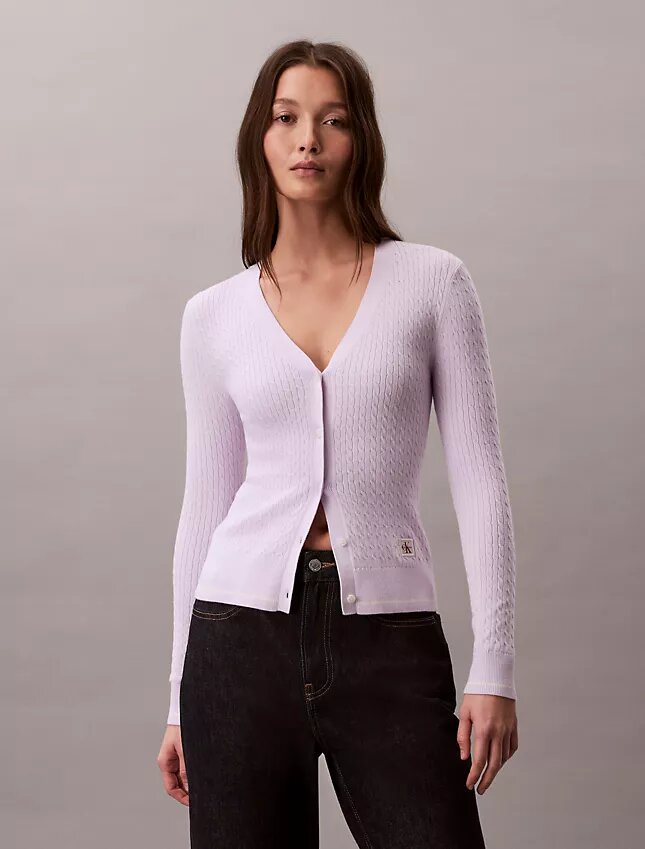 Cardigan de punto trenzado Monologo Cardigan de punto trenzado Monologo