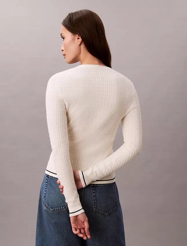 Cardigan de punto trenzado Monologo Cardigan de punto trenzado Monologo