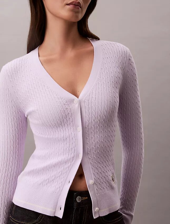 Cardigan de punto trenzado Monologo Cardigan de punto trenzado Monologo