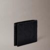Cartera de tres pliegues con logotipo en relieve