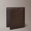 Cartera doble con emblema