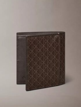 Cartera doble con emblema Cartera doble con emblema