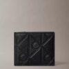 Cartera doble con logotipo en relieve Cartera doble con logotipo en relieve