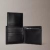 Cartera doble con logotipo en relieve y tarjetero Cartera doble con logotipo en relieve y tarjetero