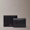 Cartera doble con logotipo en relieve y tarjetero Cartera doble con logotipo en relieve y tarjetero