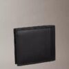 Cartera doble con placa con logotipo Cartera doble con placa con logotipo
