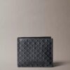 Cartera plegable con el logotipo del emblema en toda la superficie y bolsillo para monedas Cartera plegable con el logotipo del emblema en toda la superficie y bolsillo para monedas