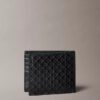 Cartera plegable con el logotipo del emblema en toda la superficie y bolsillo para monedas Cartera plegable con el logotipo del emblema en toda la superficie y bolsillo para monedas