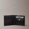 Cartera plegable con el logotipo del emblema en toda la superficie y bolsillo para monedas Cartera plegable con el logotipo del emblema en toda la superficie y bolsillo para monedas