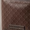 Cartera plegable con el logotipo del emblema en toda la superficie y bolsillo para monedas Cartera plegable con el logotipo del emblema en toda la superficie y bolsillo para monedas