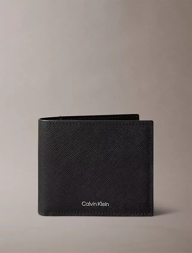 Cartera plegable Saffiano refinada Cartera plegable Saffiano refinada