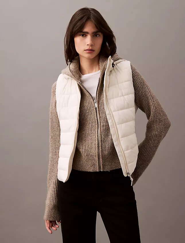 Chaleco acolchado de nailon Chaleco acolchado de nailon