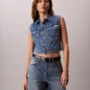 Chaleco sin mangas de Denim Chaleco sin mangas de Denim