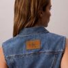 Chaleco sin mangas de Denim Chaleco sin mangas de Denim