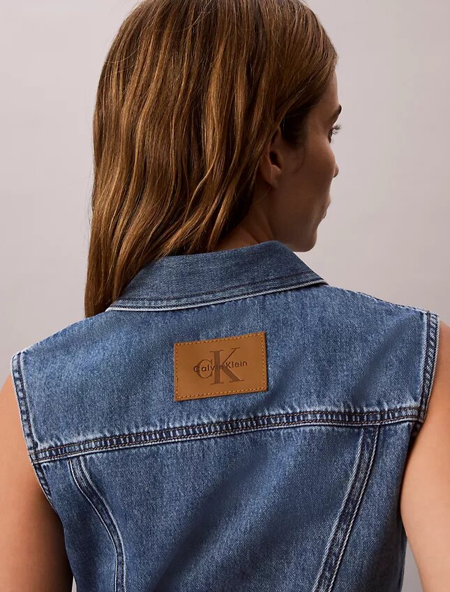 Chaleco sin mangas de Denim Chaleco sin mangas de Denim