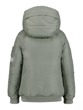 Chaqueta acolchada con mangas raglán para niñas Chaqueta acolchada con mangas raglán para niñas