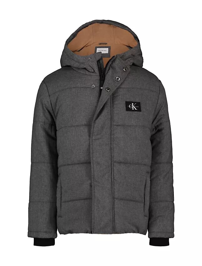 Chaqueta acolchada con parche Monólogo para niños Chaqueta acolchada con parche Monólogo para niños