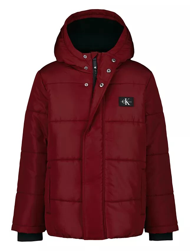 Chaqueta acolchada con parche Monólogo para niños Chaqueta acolchada con parche Monólogo para niños