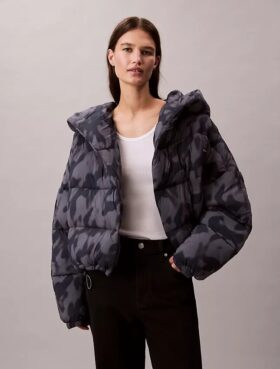 Chaqueta acolchada cruzada Chaqueta acolchada cruzada