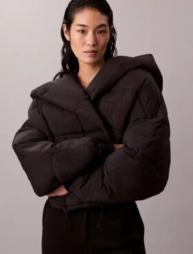 Chaqueta acolchada cruzada Chaqueta acolchada cruzada