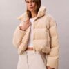 Chaqueta acolchada de pana