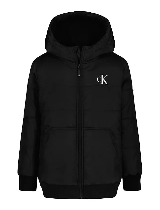 Chaqueta bomber con forro de sherpa para niños Chaqueta bomber con forro de sherpa para niños