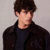 Chaqueta bomber de algodón y nailon estilo universitario Chaqueta bomber de algodón y nailon estilo universitario