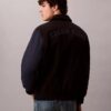 Chaqueta bomber de algodón y nailon estilo universitario Chaqueta bomber de algodón y nailon estilo universitario
