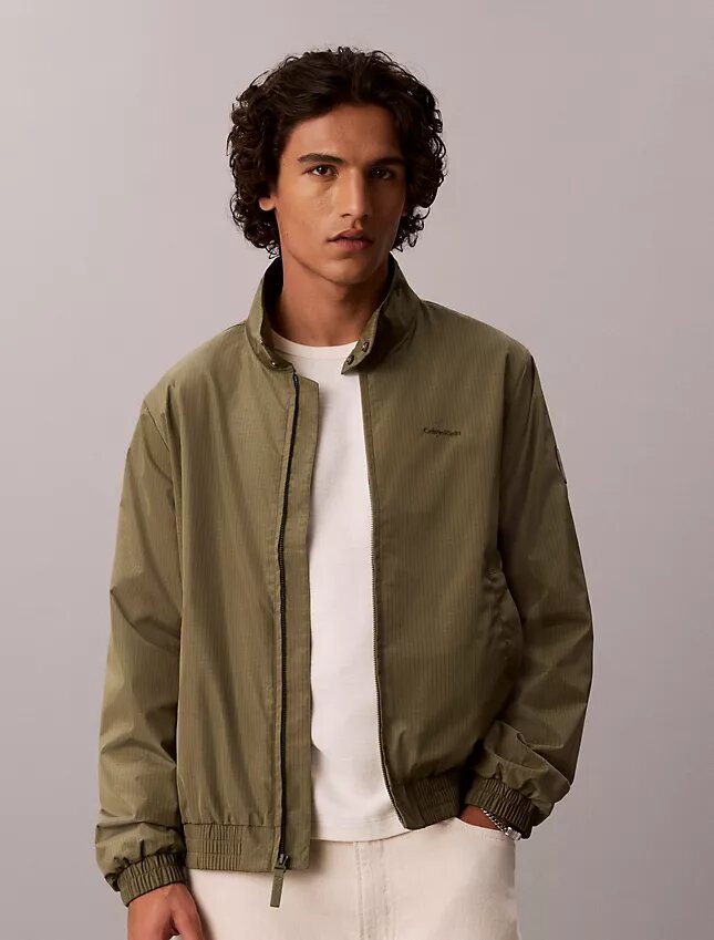 Chaqueta bomber de malla de nailon Chaqueta bomber de malla de nailon