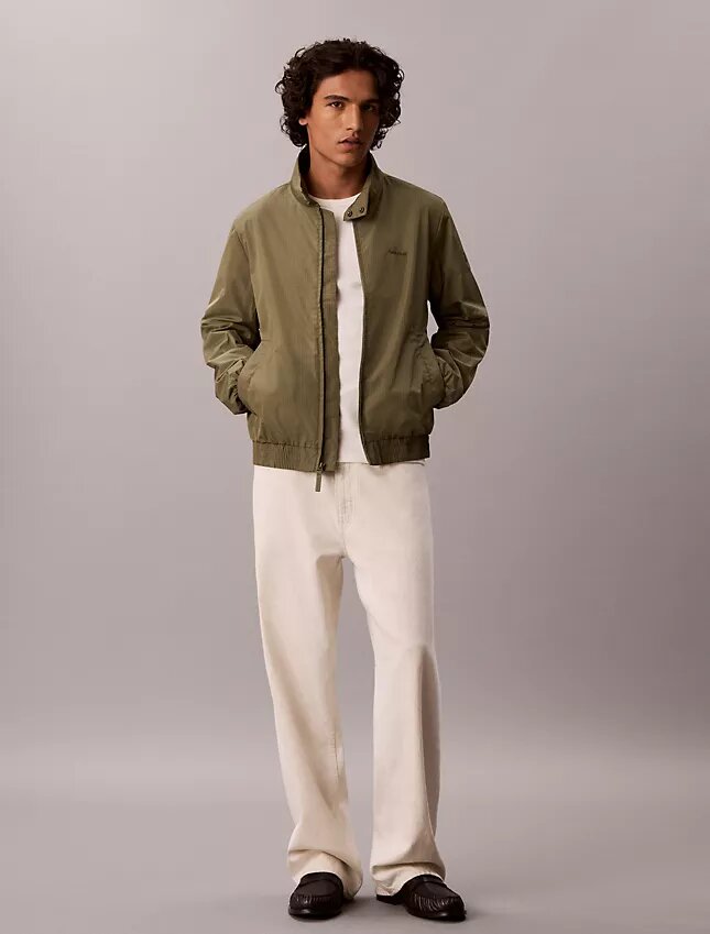 Chaqueta bomber de malla de nailon Chaqueta bomber de malla de nailon