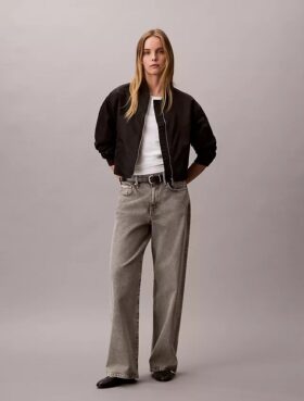 Chaqueta bomber de nailon